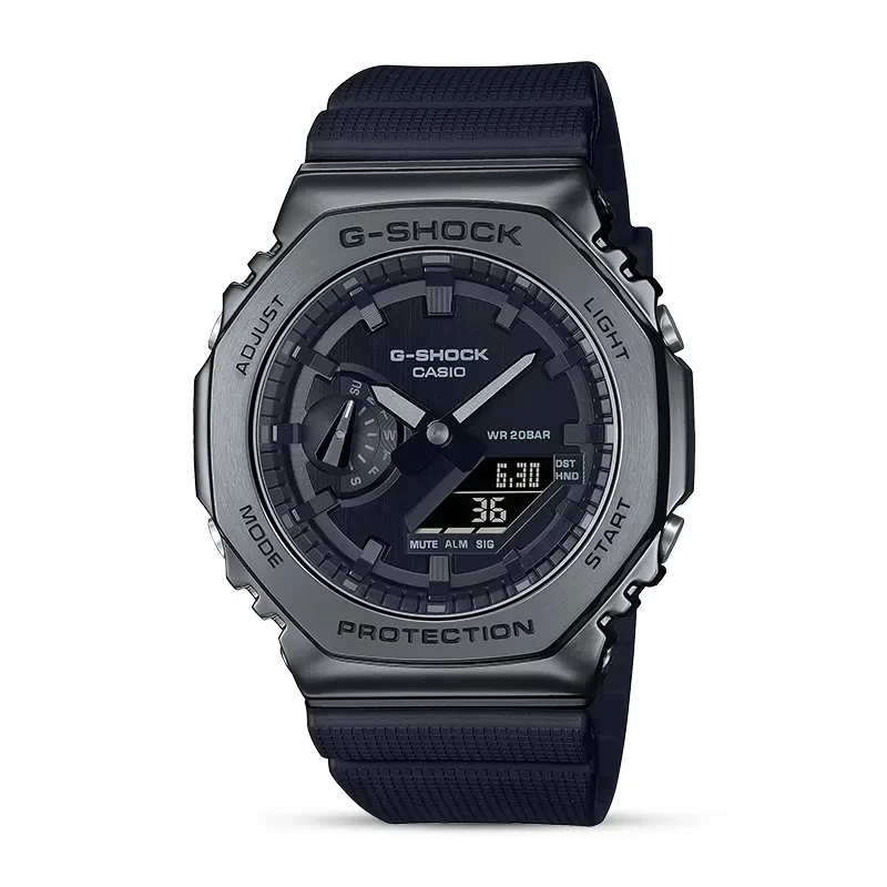 Casio G-Shock GM-2100BB-1A Black IP Black Dial Men's Watch